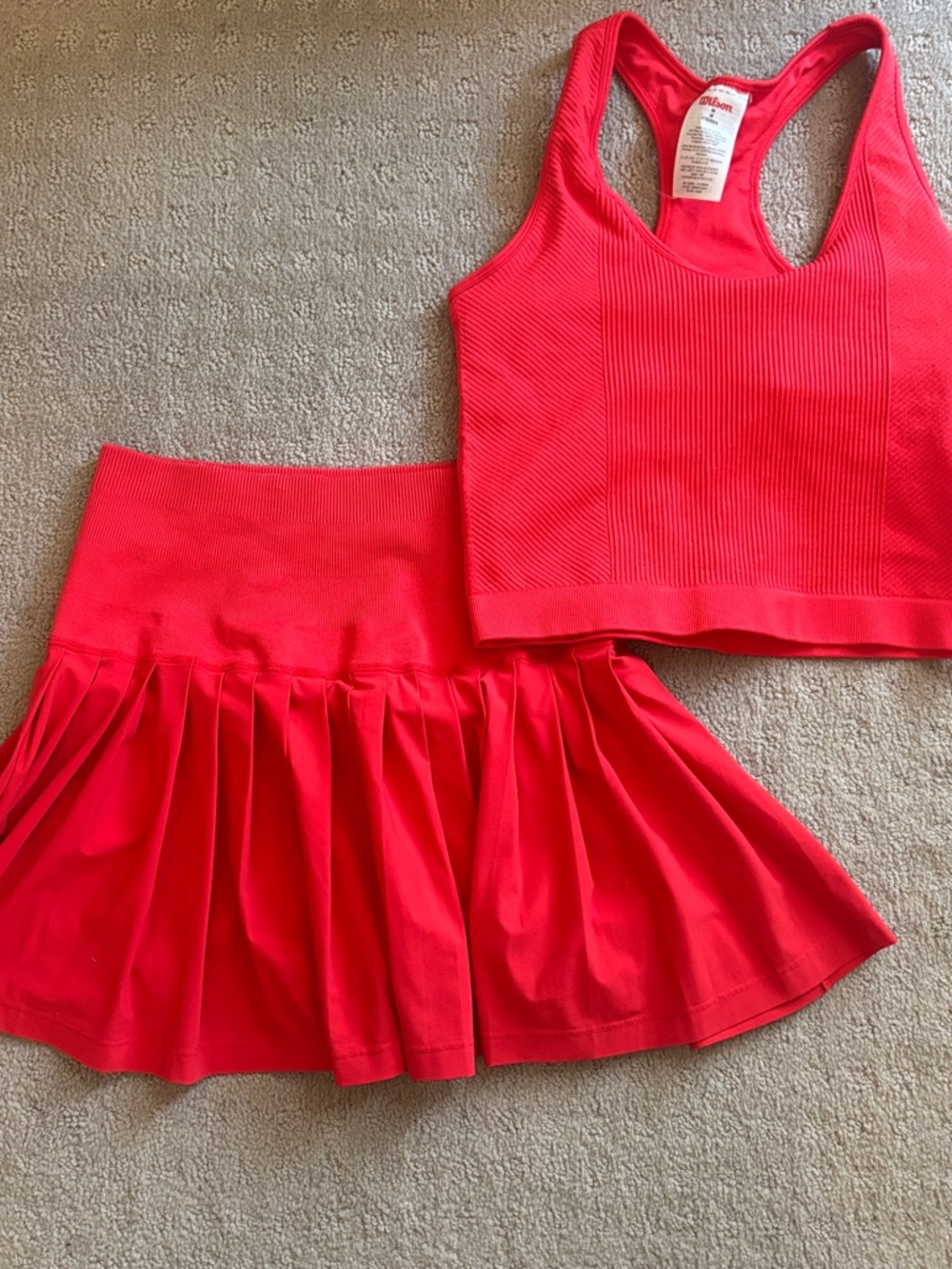 Wilson Infared Tennis Set— Midtown Skirt Sz S Everyday Brami Sz M